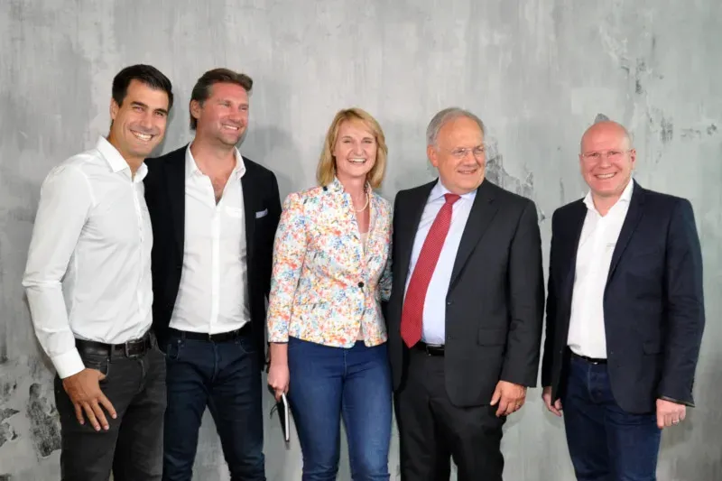 Bundespräsident Schneider-Ammann an einem Anlass der Swiss FinTech Association
